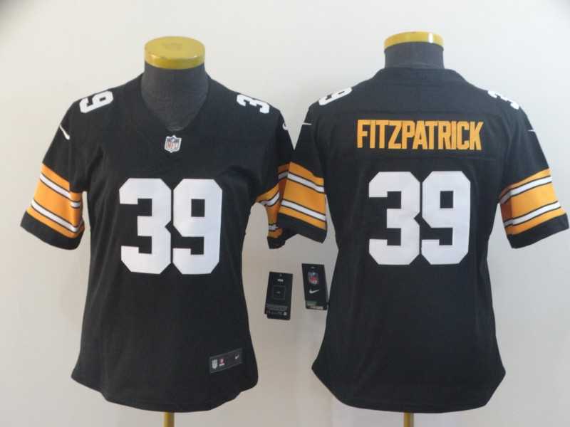 Women Nike Steelers 39 Minkah Fitzpatrick Black Alternate Vapor Untouchable Limited Jersey,We sell and wholesale Women Nike Steelers 39 Minkah Fitzpatrick Black Alternate Vapor Untouchable Limited Jersey on line form chian!